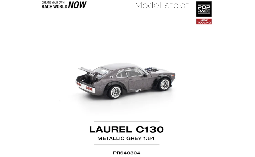 PR640304 Pop Race Laurel C130, metallic grey